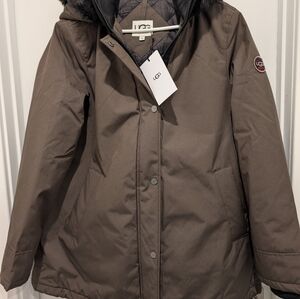 UGG BERNICE PARKA Olive M NWT